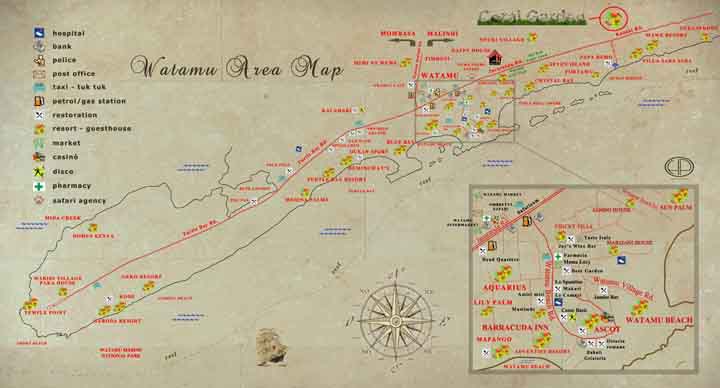Mappa Watamu